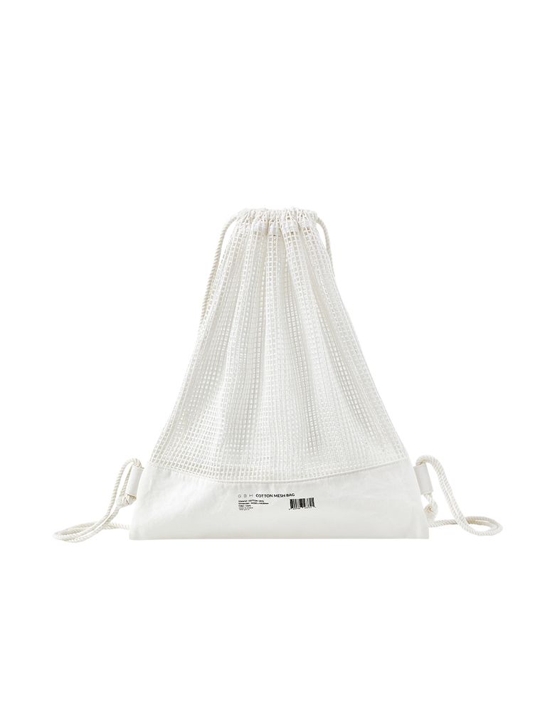 COTTON MESH BAG IVORY (메쉬 백)