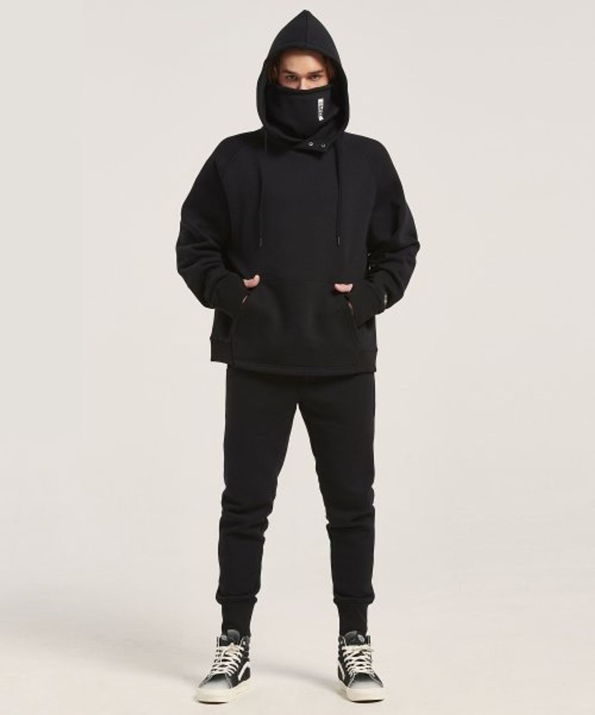 라이프포스(LIFEFORCE) [세트] HAIRY FLEECE WOMENS SWEATSHIRT+WOMENS HOODIE+NECK WARMER+WOMENS JOGGERS((ZET BLACK) 4종