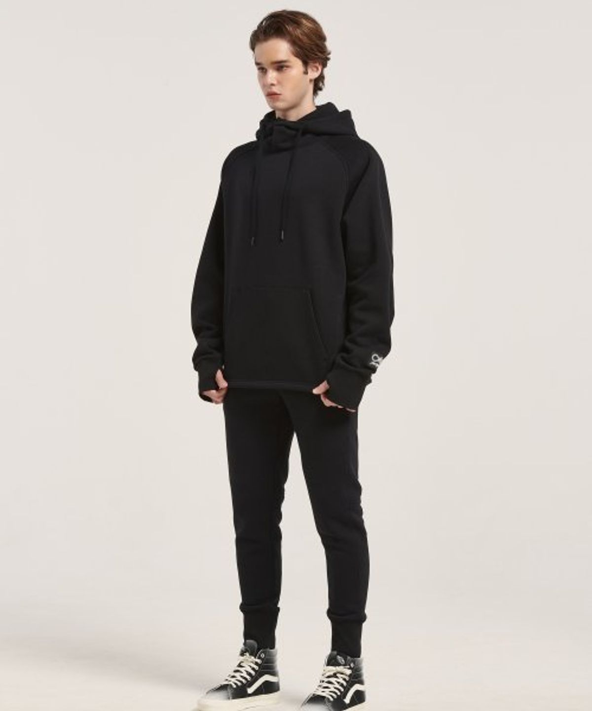 라이프포스(LIFEFORCE) [세트] HAIRY FLEECE MENS HOODIE+NECK WARMER+MENS JOGGERS(ZET BLACK) 3종