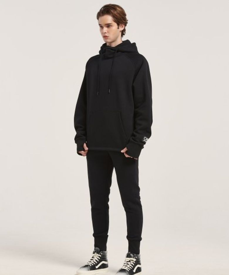 [세트] HAIRY FLEECE MENS HOODIE+NECK WARMER+MENS JOGGERS(ZET BLACK) 3종