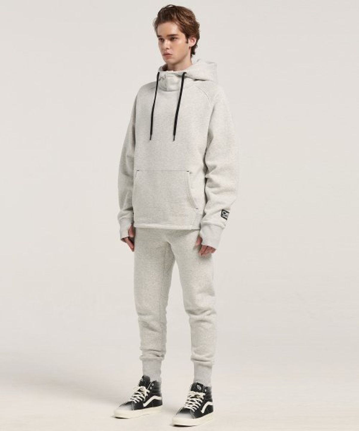 라이프포스(LIFEFORCE) [세트] HAIRY FLEECE MENS HOODIE+NECK WARMER+MENS JOGGERS(M/GRAY) 3종