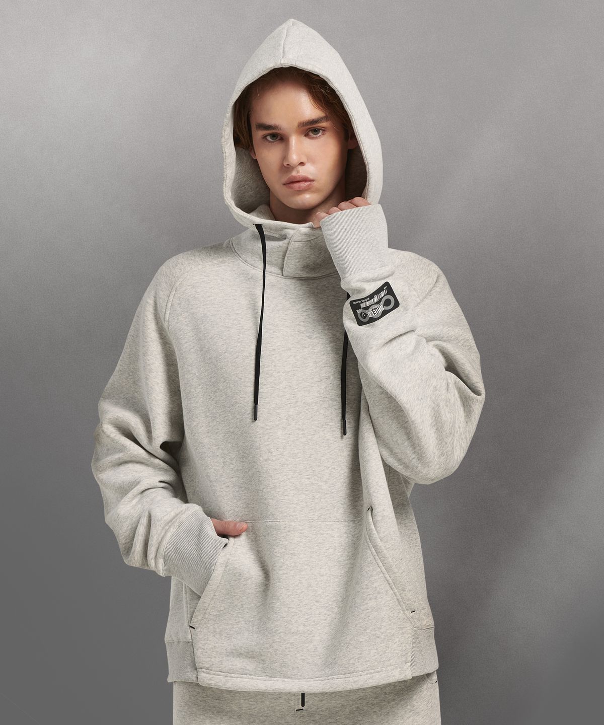 쉴드(SHIELD) HAIRY FLEECE MENS HOODIE+NECK WARMER
