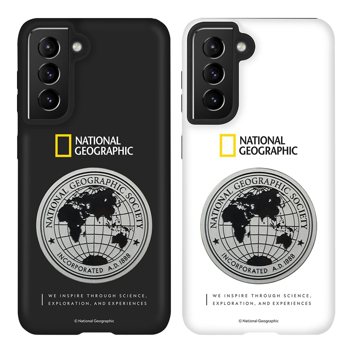 내셔널지오그래픽 모바일(NATIONAL GEOGRAPHIC MOBILE) 갤럭시S21 시리즈 메탈 데코 하드쉘 케이스