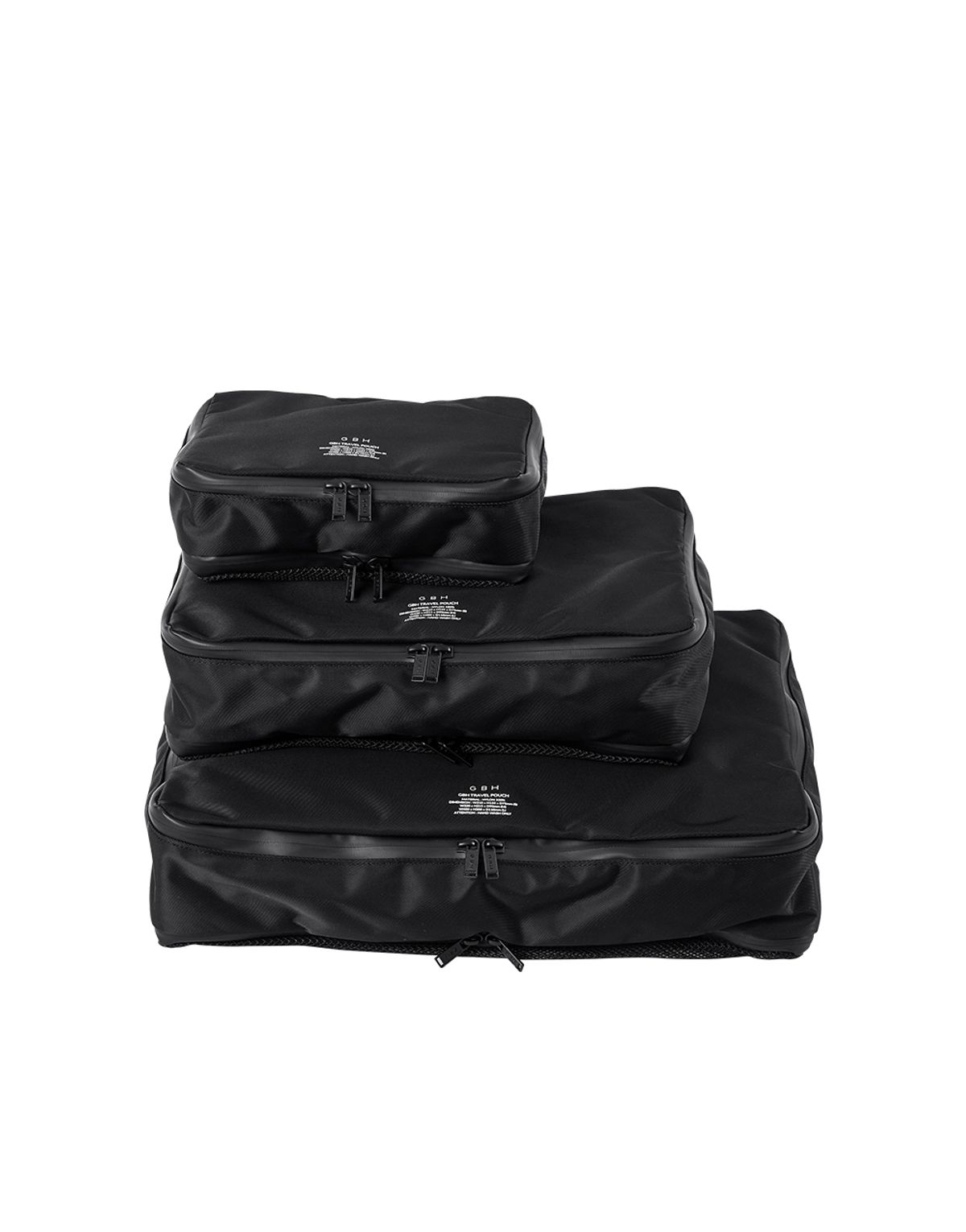 지비에이치 홈(GBH HOME) TRAVEL POUCH BLACK (3 SIZE) 트래블 파우치