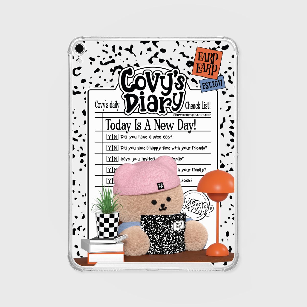 어프어프(EARPEARP) COVY CHECKLIST(아이패드-클리어하드)