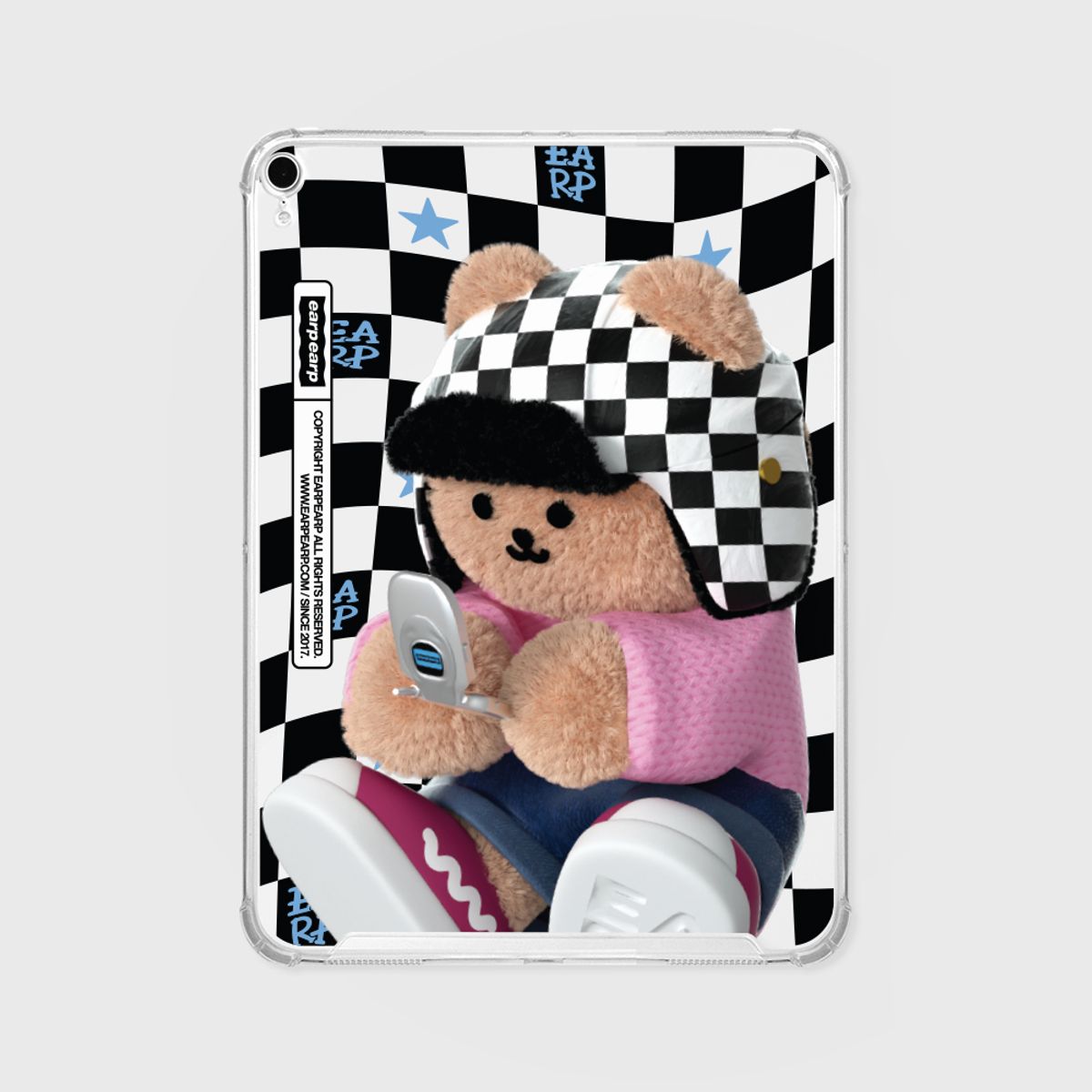 어프어프(EARPEARP) CHECKER BOARD Y2K COVY(아이패드-클리어하드)