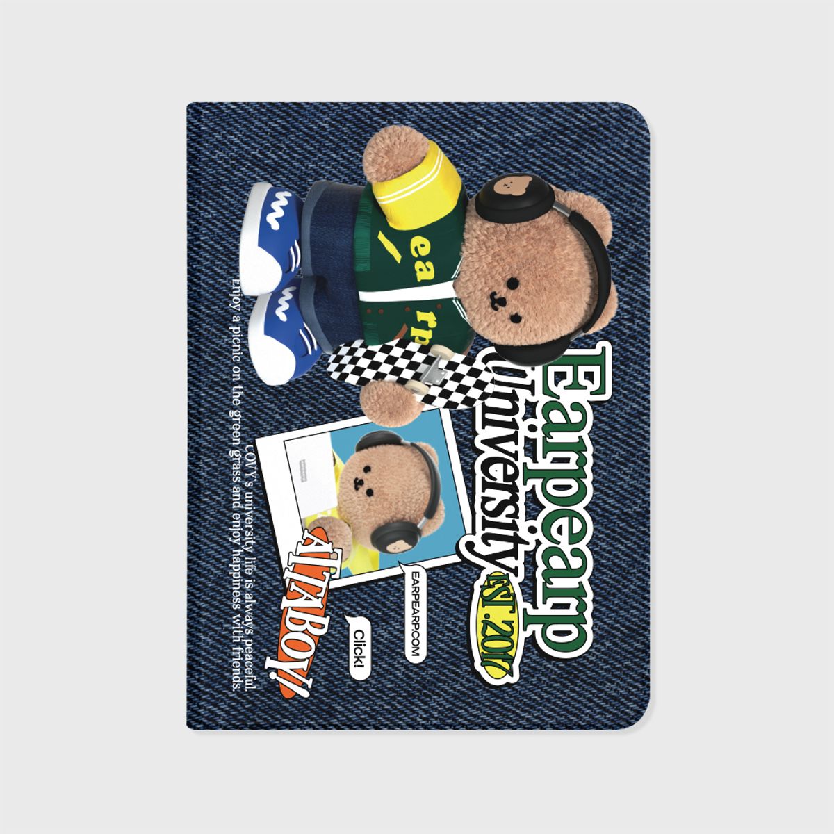 어프어프(EARPEARP) FRESHMAN COVY-NAVY(아이패드-커버)