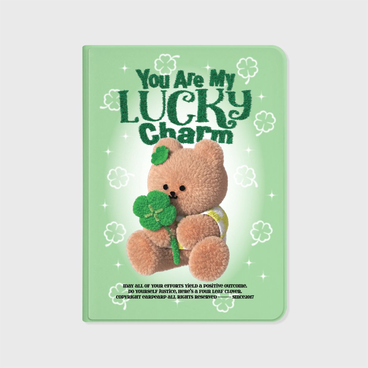 어프어프(EARPEARP) LUCKY CHARM COVY-GREEN(아이패드-커버)