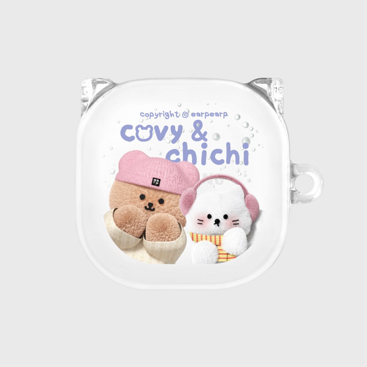 어프어프(EARPEARP) SNOWY WINTER COVY AND CHICHI(버즈-클리어하드)