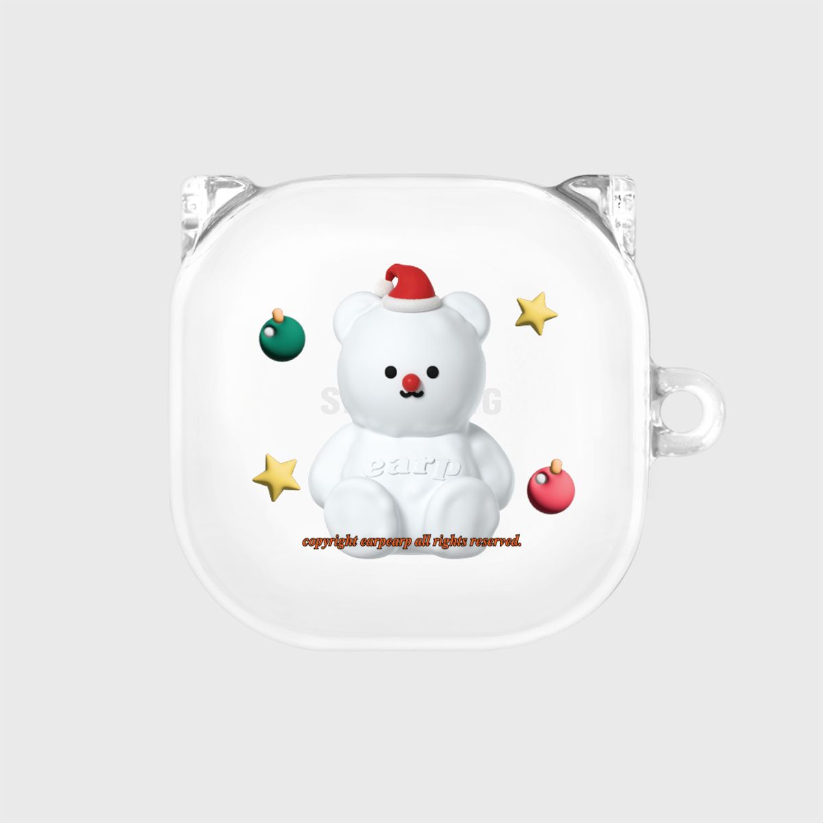어프어프(EARPEARP) CHRISTMAS SNOW FACO(버즈-클리어하드)
