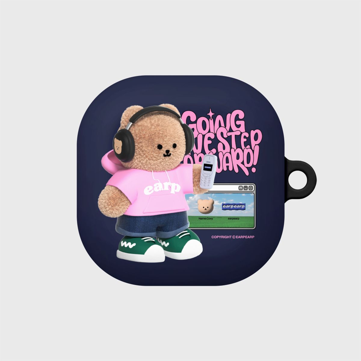 어프어프(EARPEARP) COVY DOT COM MOBILE VERSION-NAVY(버즈-하드)