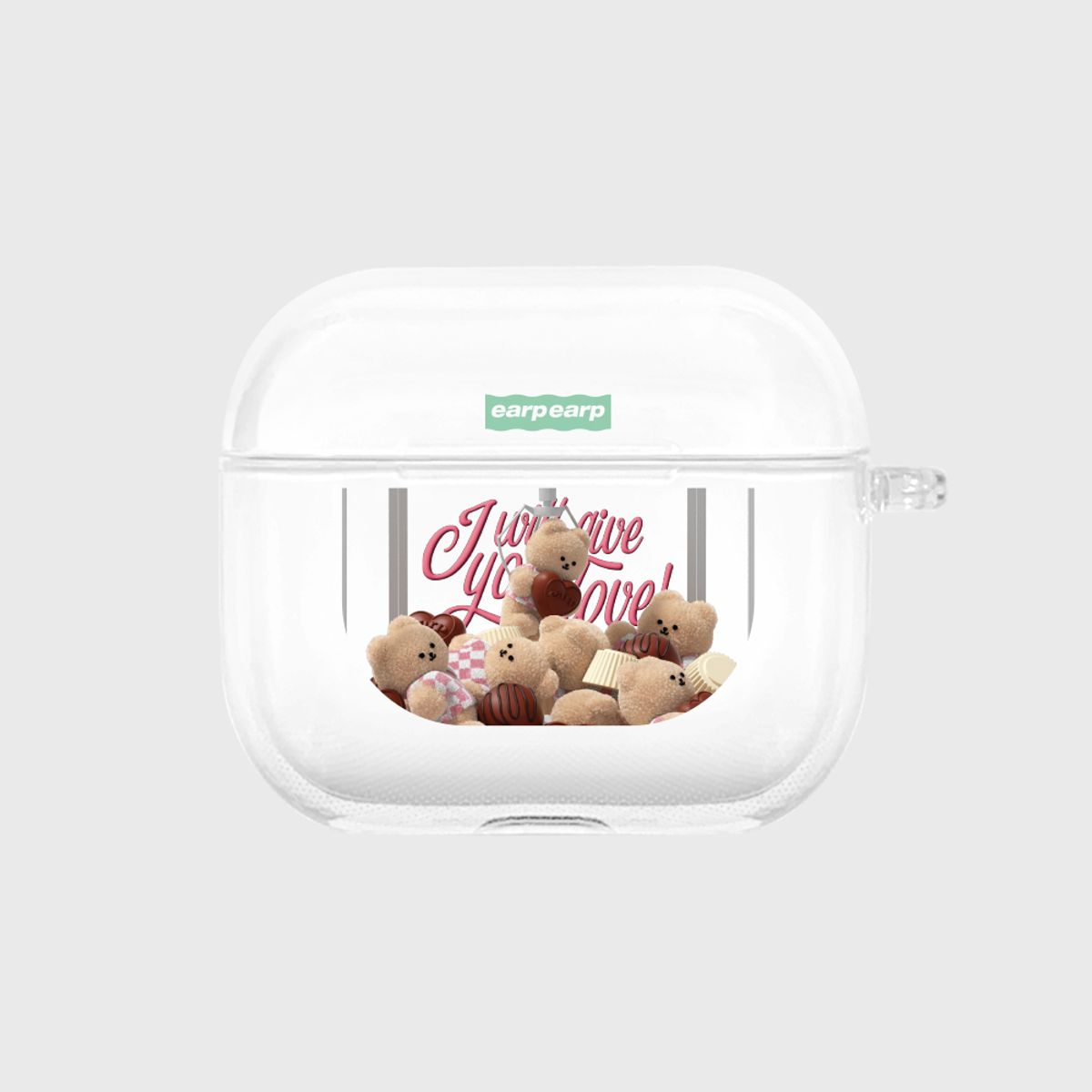 어프어프(EARPEARP) CHOCOLATE COVY CLAW MACHINE(에어팟3-클리어하드)