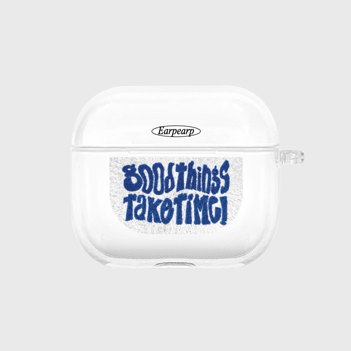 어프어프(EARPEARP) FUR GRAPHIC GOOD THINGS TAKE TIME(에어팟3-클리어하드)