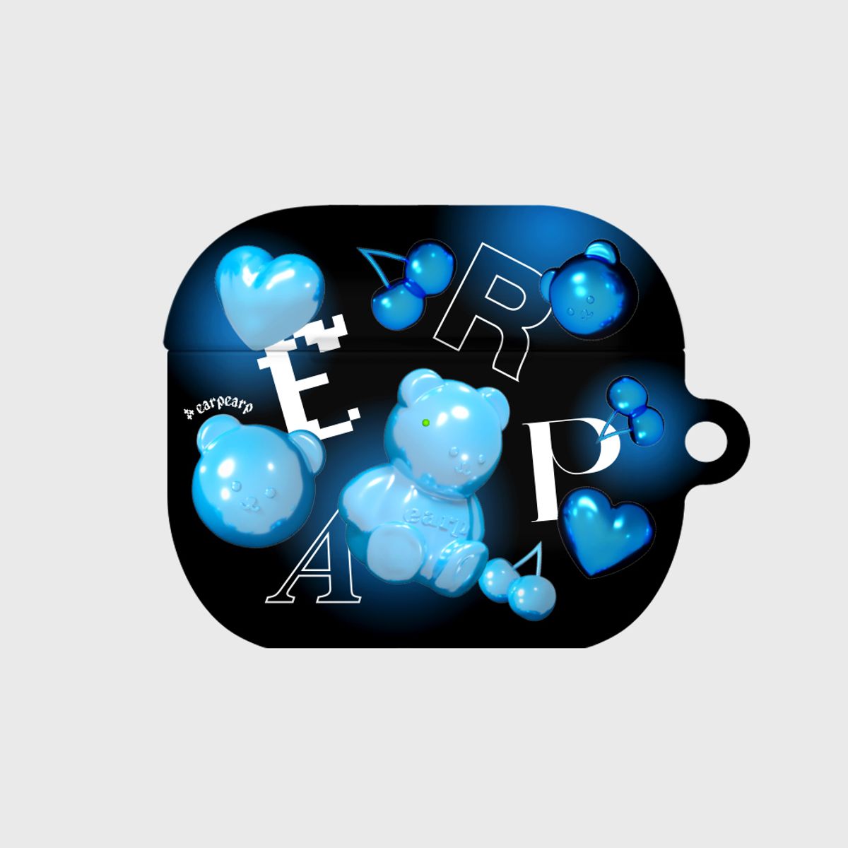 어프어프(EARPEARP) HOLOGRAM BLUE FACO WORLD-BLACK(에어팟3-하드)