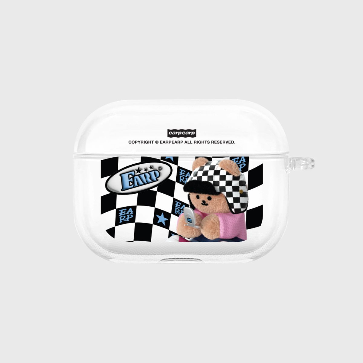 어프어프(EARPEARP) CHECKER BOARD Y2K COVY(에어팟프로-클리어하드)