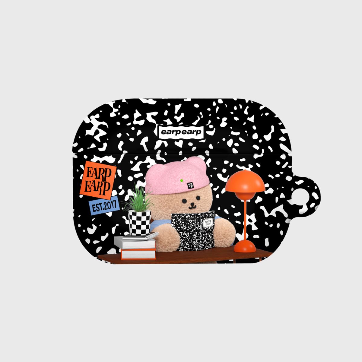어프어프(EARPEARP) COVY CHECKLIST-BLACK(에어팟프로-하드)