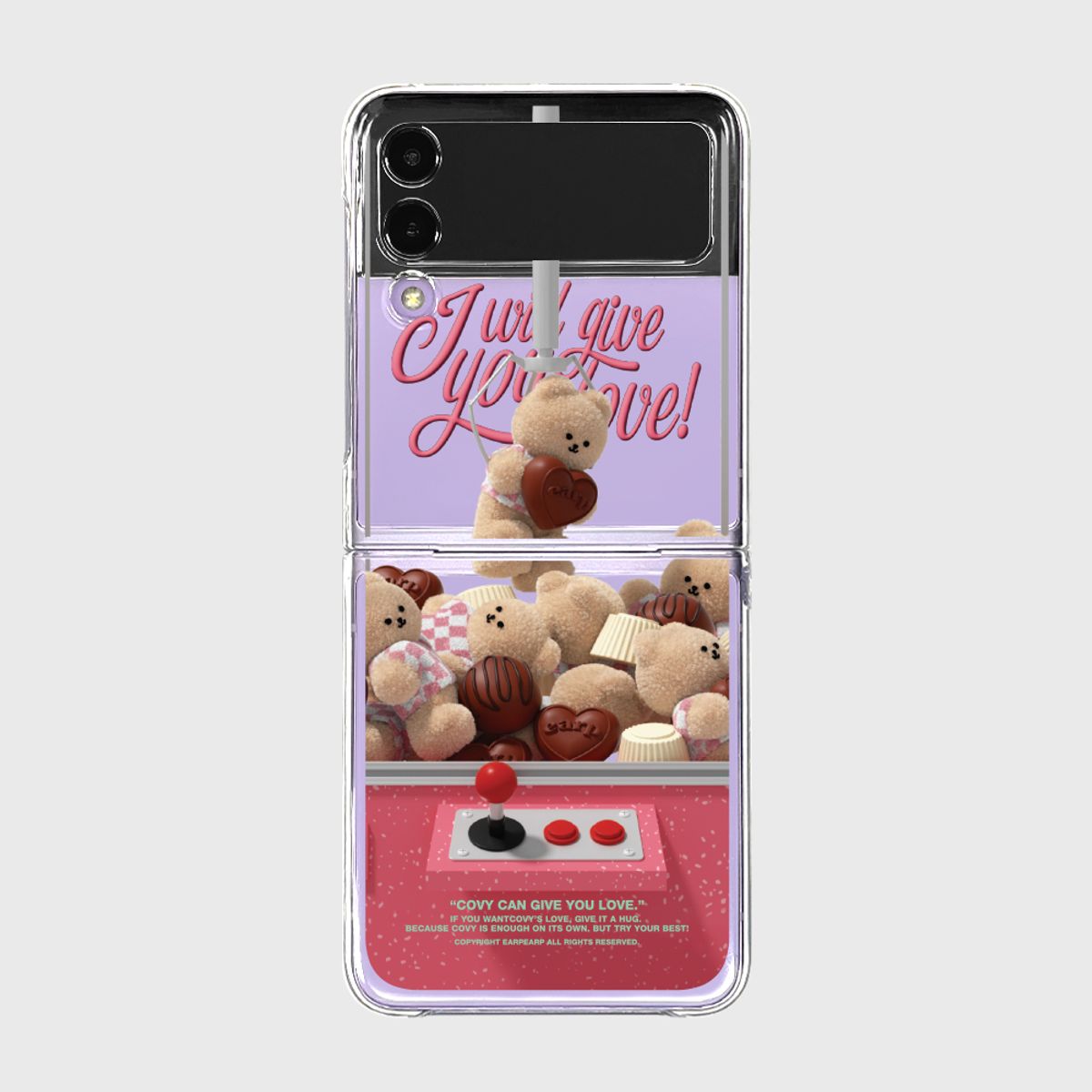 어프어프(EARPEARP) CHOCOLATE COVY CLAW MACHINE(Z플립-클리어하드)