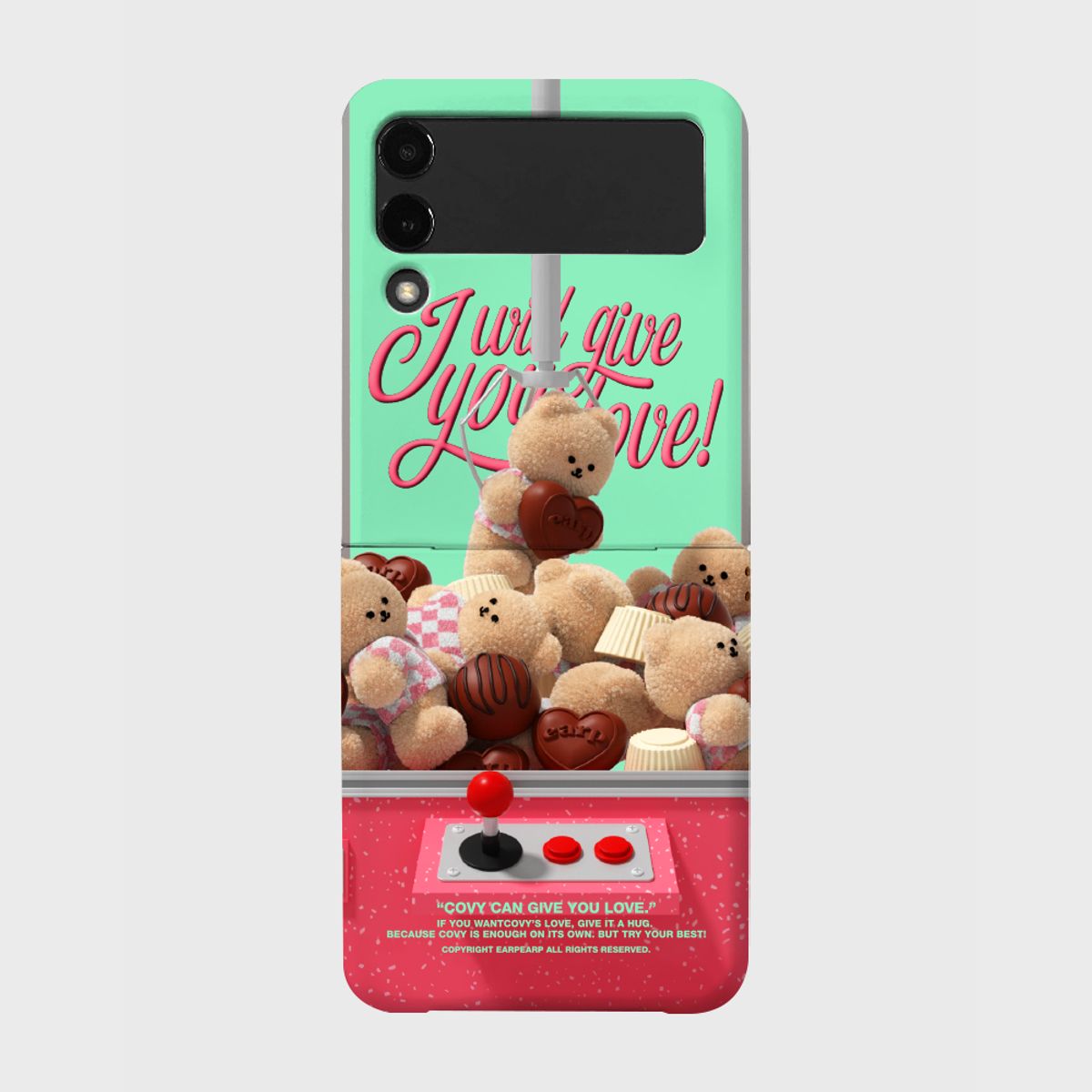 어프어프(EARPEARP) CHOCOLATE COVY CLAW MACHINE-GREEN(Z플립-하드)