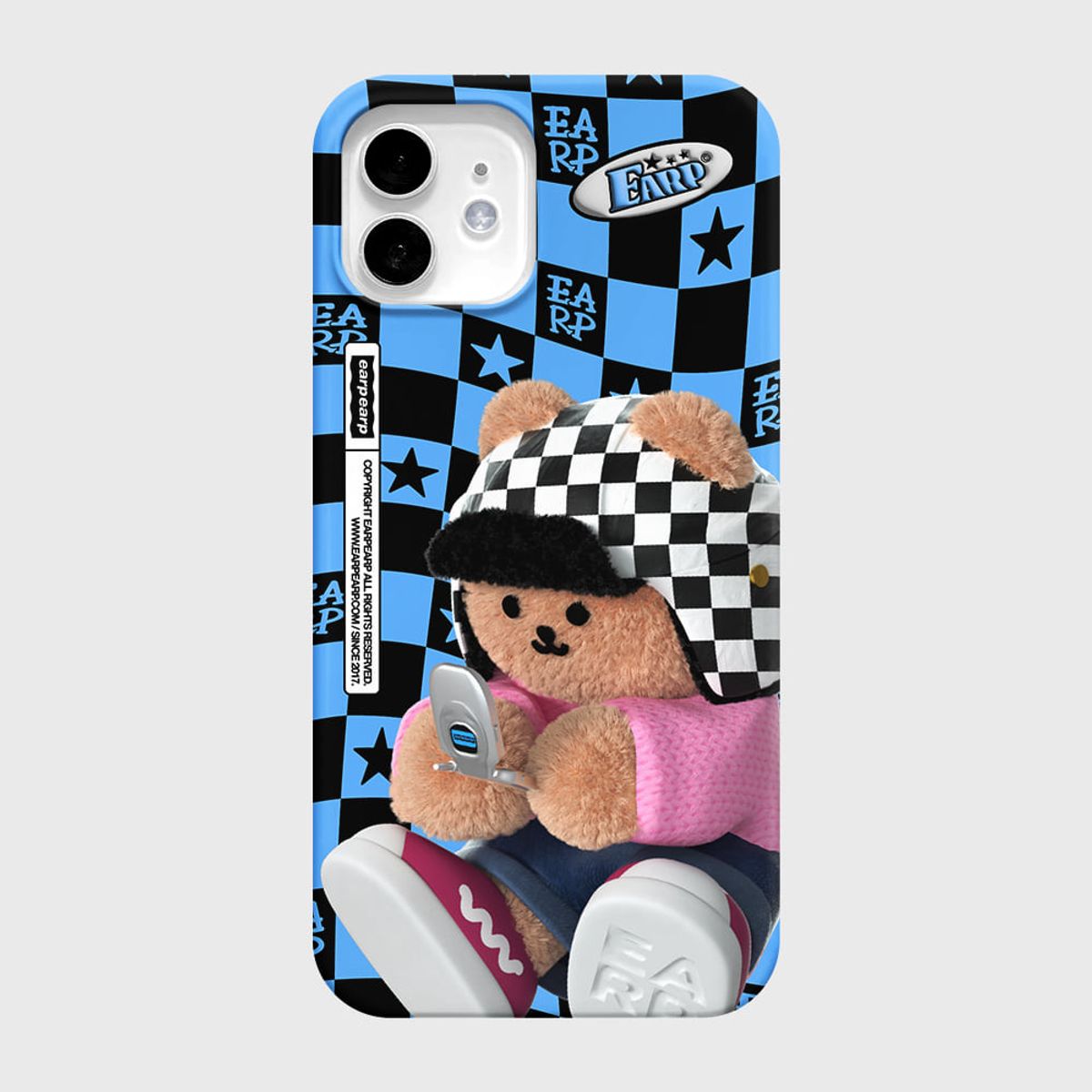 어프어프(EARPEARP) CHECKER BOARD Y2K COVY-BLUE(하드)