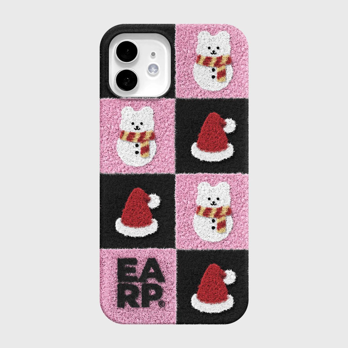 어프어프(EARPEARP) CHECKER BOARD SNOW COVY-PINK(하드)