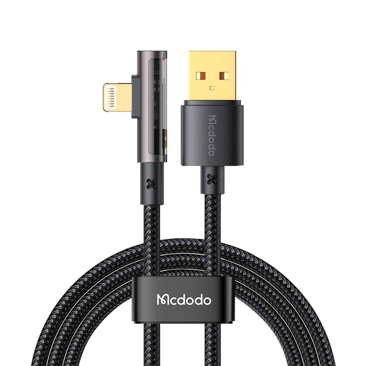 맥도도(MCDODO) 아이스 90도 USB-A to 8핀 고속충전 케이블 CA351