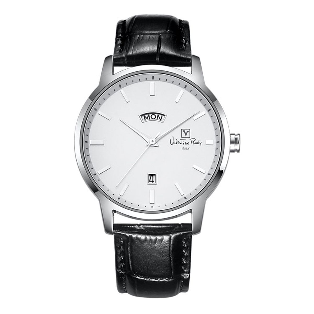 발렌티노 루디(VALENTINO RUDY) VR6579A-WTBK 남자 가죽 손목시계