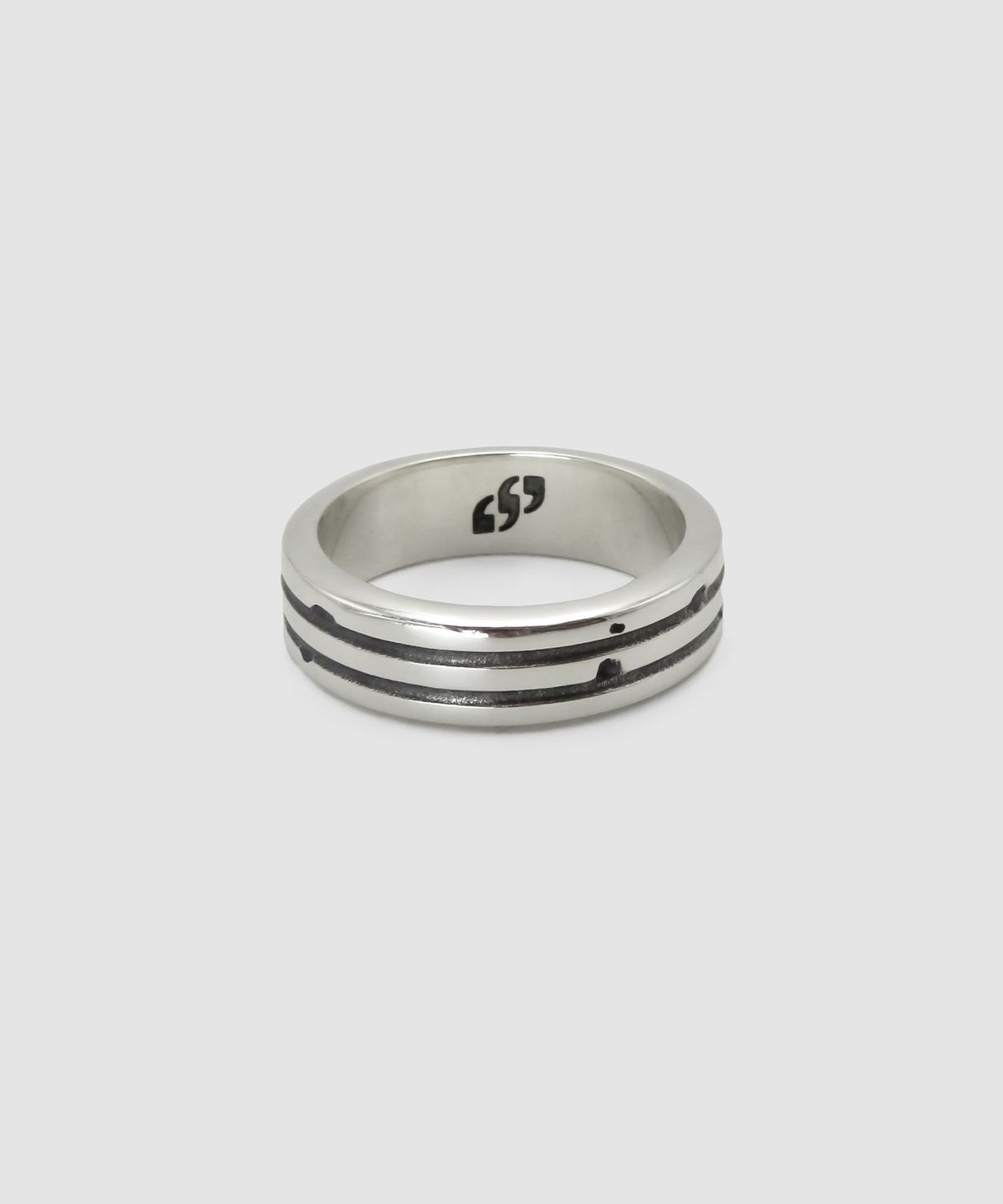 포콤마(FOURCOMMA) DOUBLE LINE RING