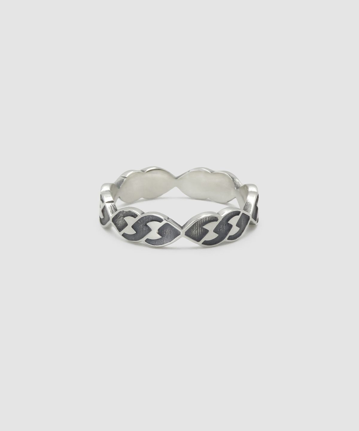 포콤마(FOURCOMMA) FLOW LOGO RING