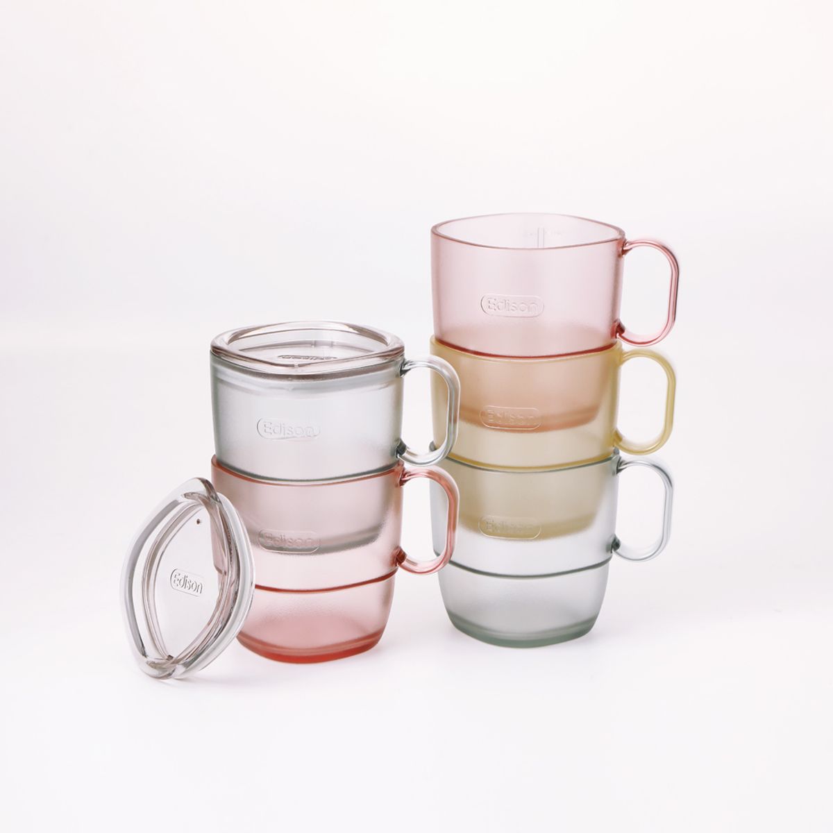 에디슨(EDISON) 에코젠 컵 & 트레이닝 뚜껑 세트 (2개입)