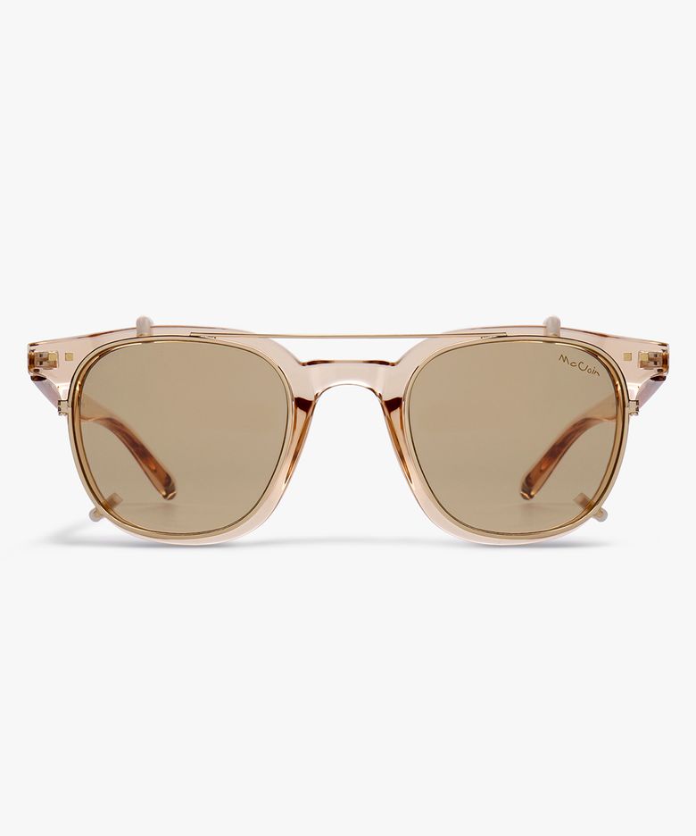 CUBA 03 beige+gold 쿠바 클립 선글라스(베이지+골드)