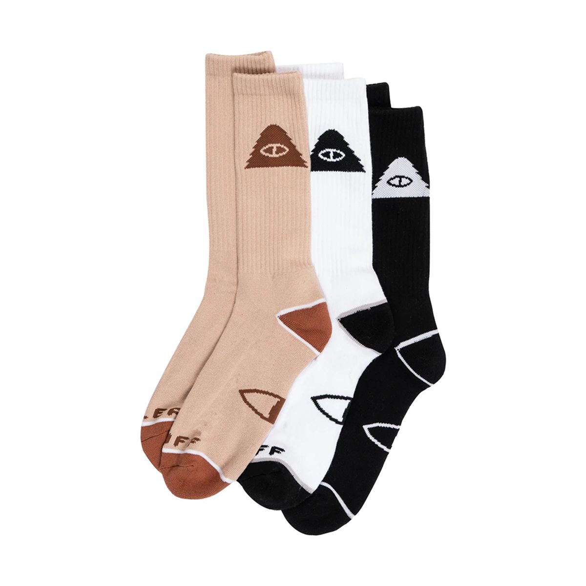 폴러스터프(POLERSTUFF) ICON SOCK 3-PACK NEUTRAL