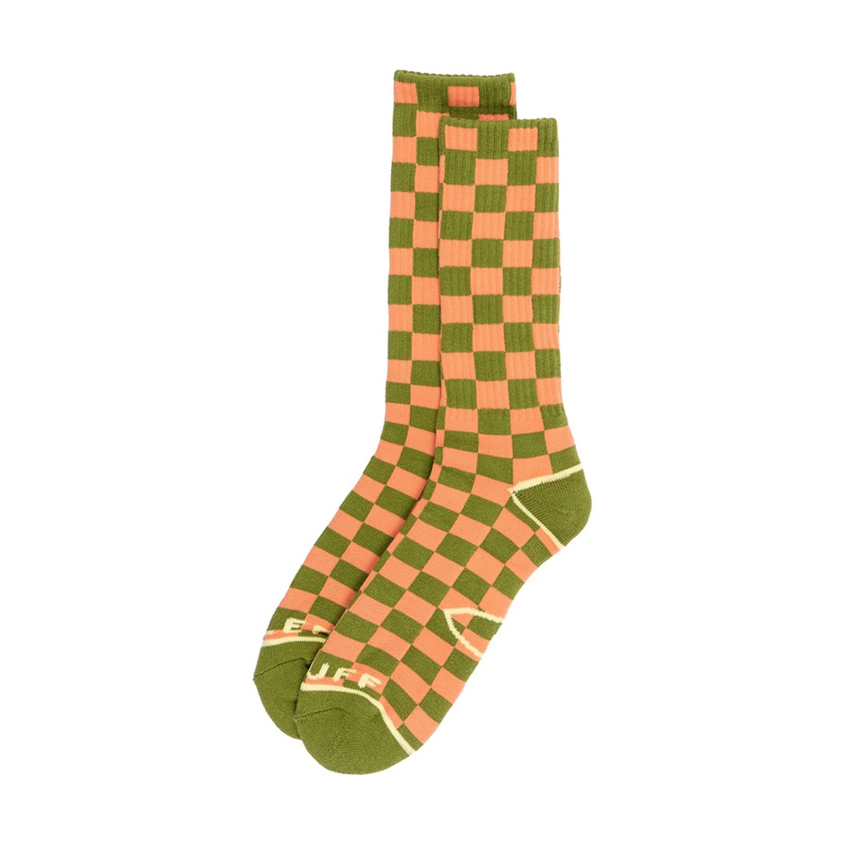 폴러스터프(POLERSTUFF) CHECKER SOCK CHERRY