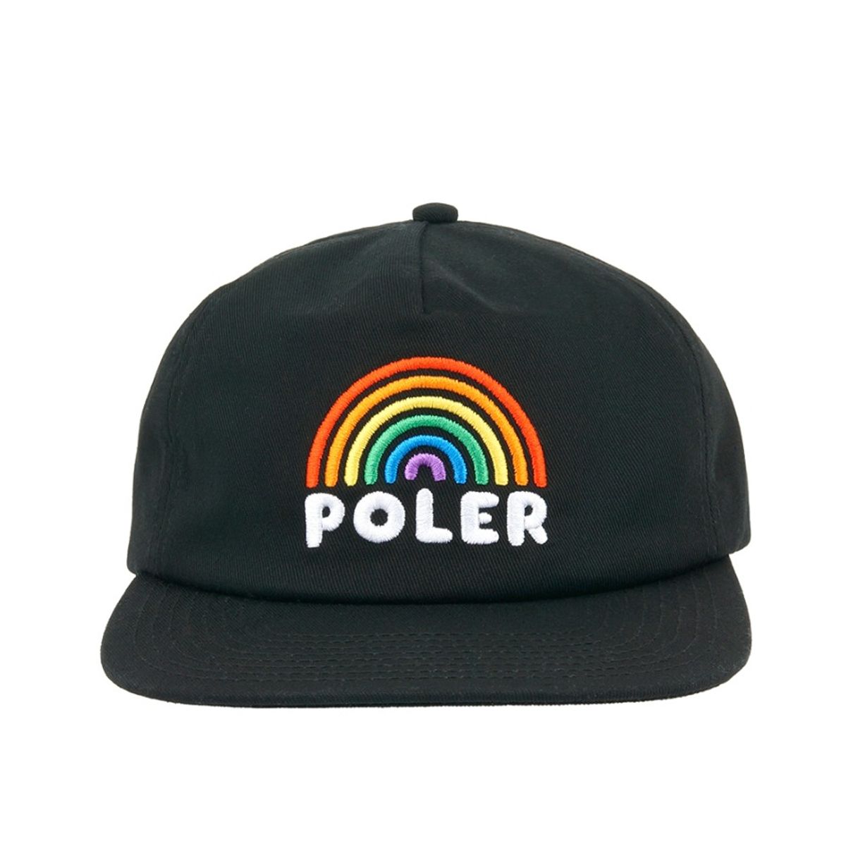 폴러스터프(POLERSTUFF) RAINBOW HAT BLACK