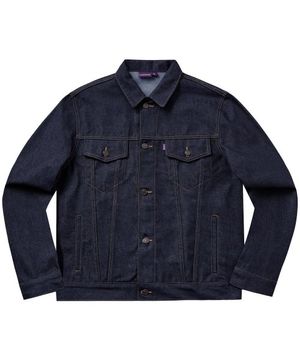 [논페이드] 트러커 데님 자켓 - 딥블루