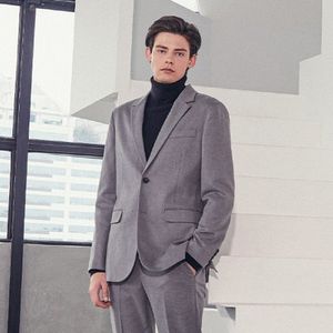 남성 써모라이트 싱글 재킷 (멜란지그레이)