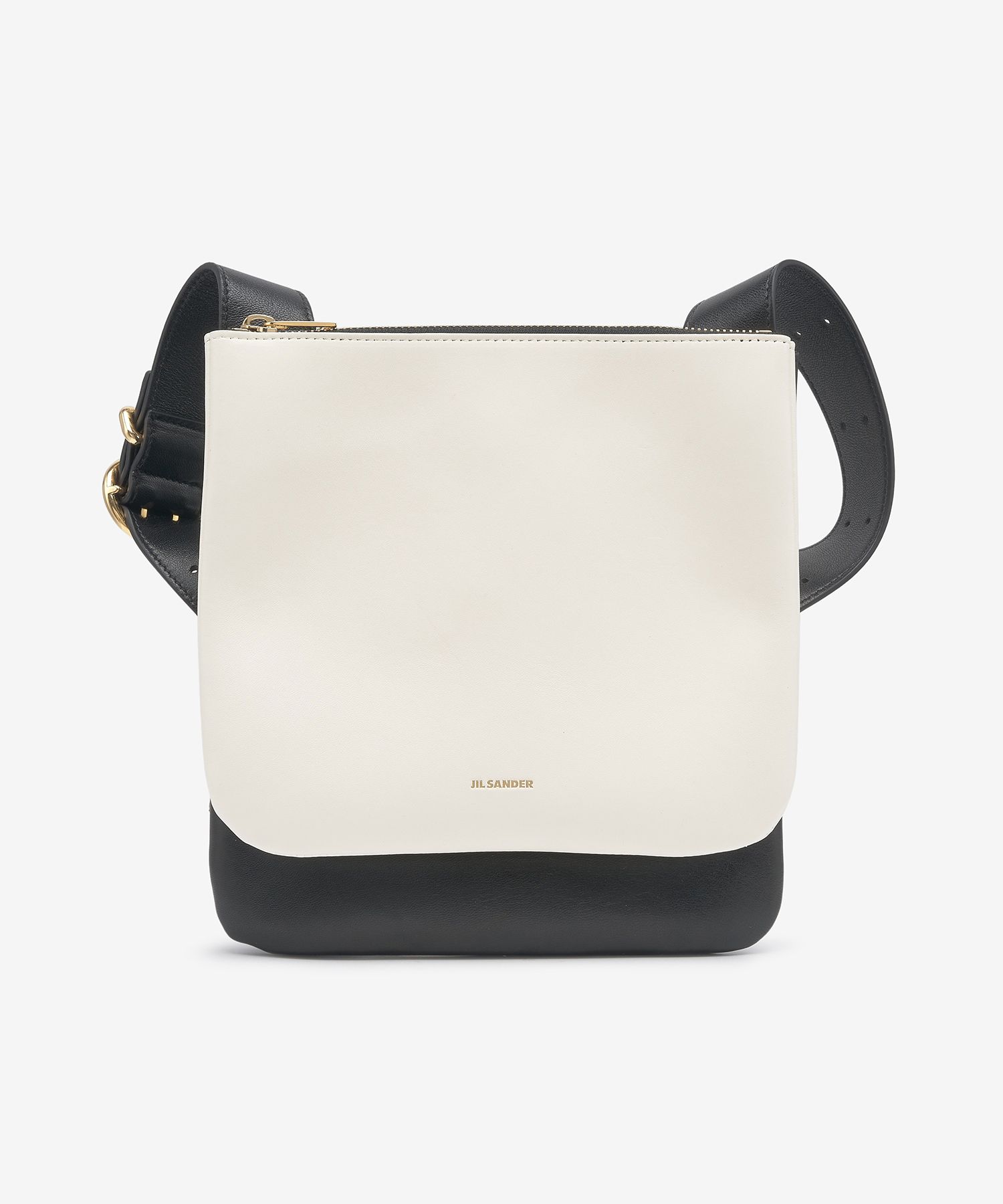 ◇Jil Sander◇ Ombra two-tone shoulder bag black white J08WD MUSINSA | JIL SANDER Ombra Two-Tone Shoulder Bag - Black