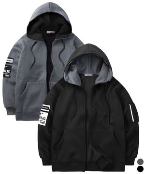 포켓 포인트 주니어 터틀넥 후드 집업 JHZ-J246