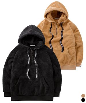 양털 아노락 오버핏 주니어 후드티셔츠 JHT-J446