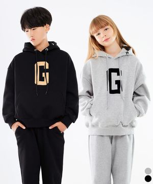 후로킹 G 로고 주니어 오버핏 후드 티셔츠 JHT-J463