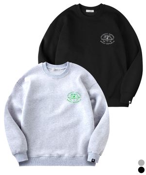 비어드 캐러밴 프린트 주니어 오버핏 맨투맨 티셔츠 JMT-J1127