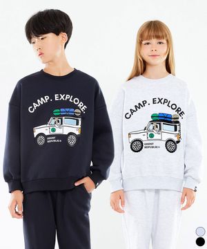 비어드 드라이브 주니어 오버핏 맨투맨 티셔츠 JMT-J1131