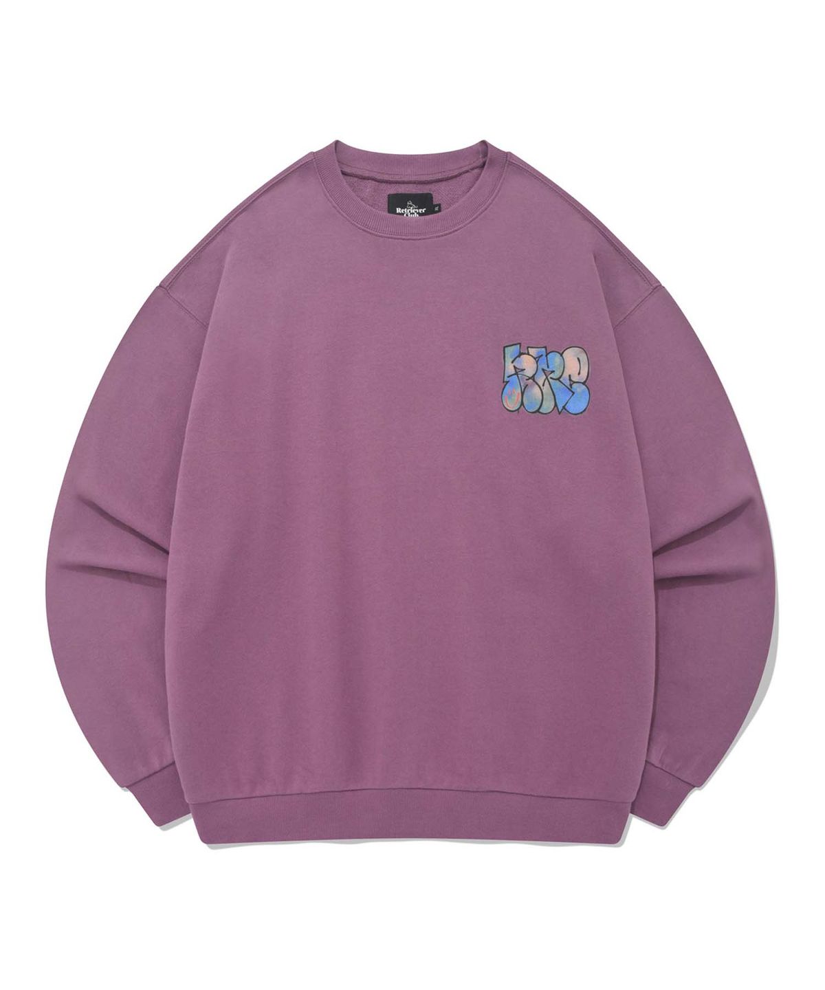 리트리버클럽(RETRIEVER CLUB) GRAFFITI RRC CREWNECK [LAVENDER]