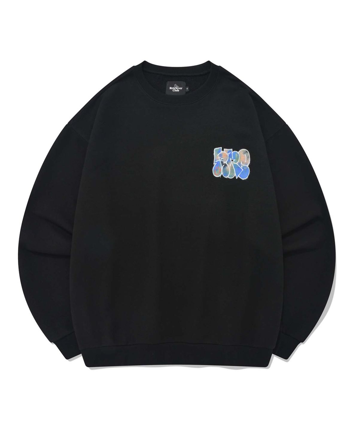 리트리버클럽(RETRIEVER CLUB) GRAFFITI RRC CREWNECK [BLACK]