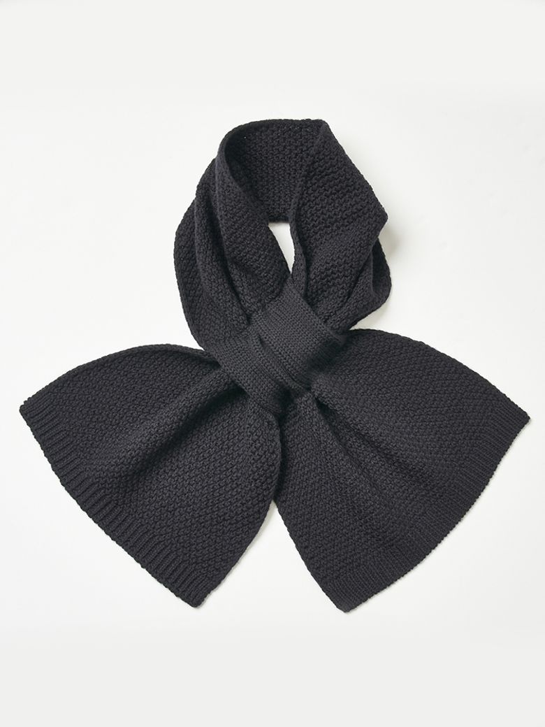 Muffler Knit Black
