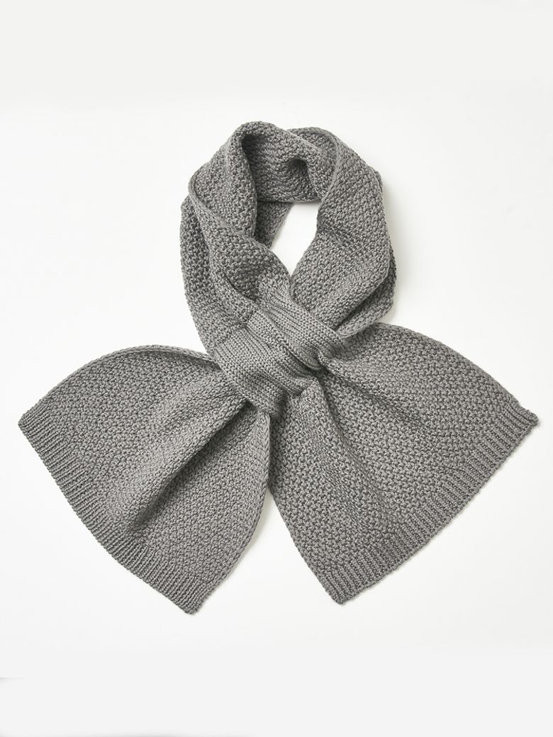 Muffler Knit Gray
