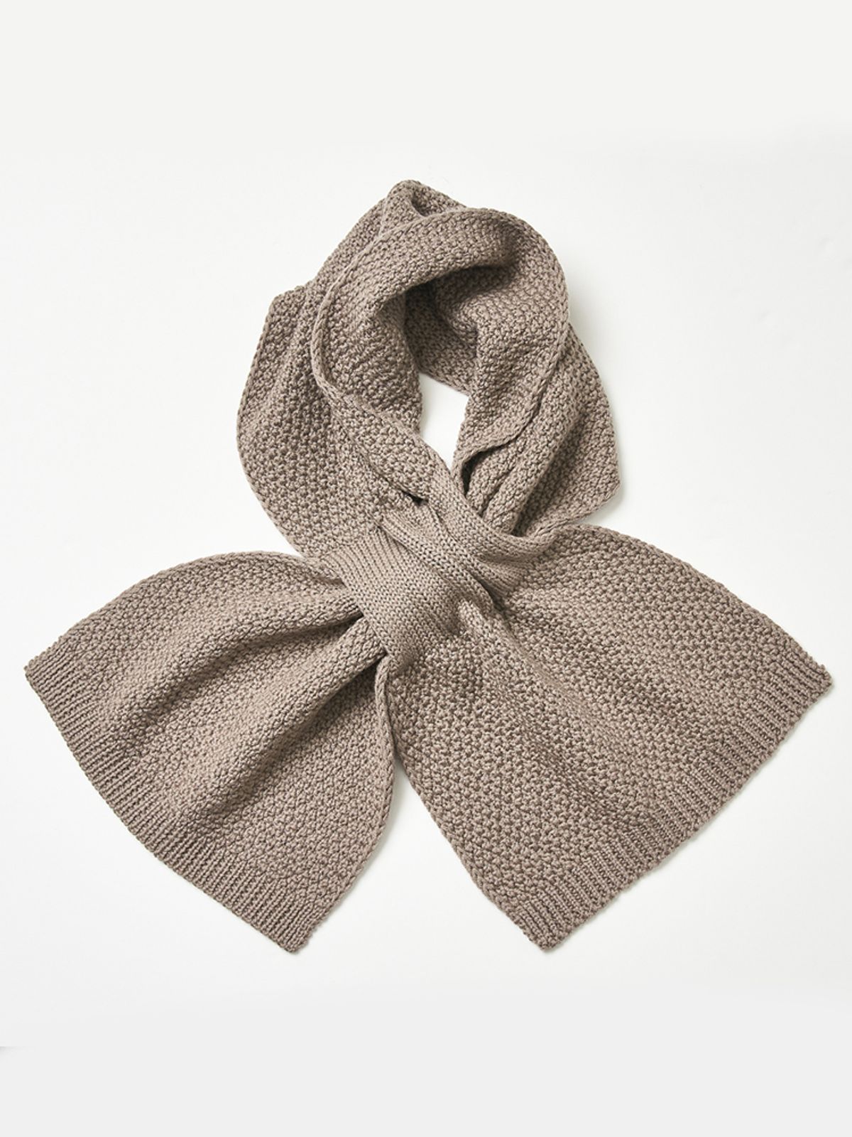 베르노(VERNO) Muffler Knit Khaki