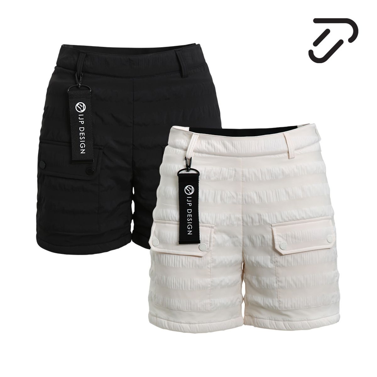 이안 폴터 디자인(IAN POULTER DESIGN) 여성 시어서커 패딩 반바지 - IPL2WHP292