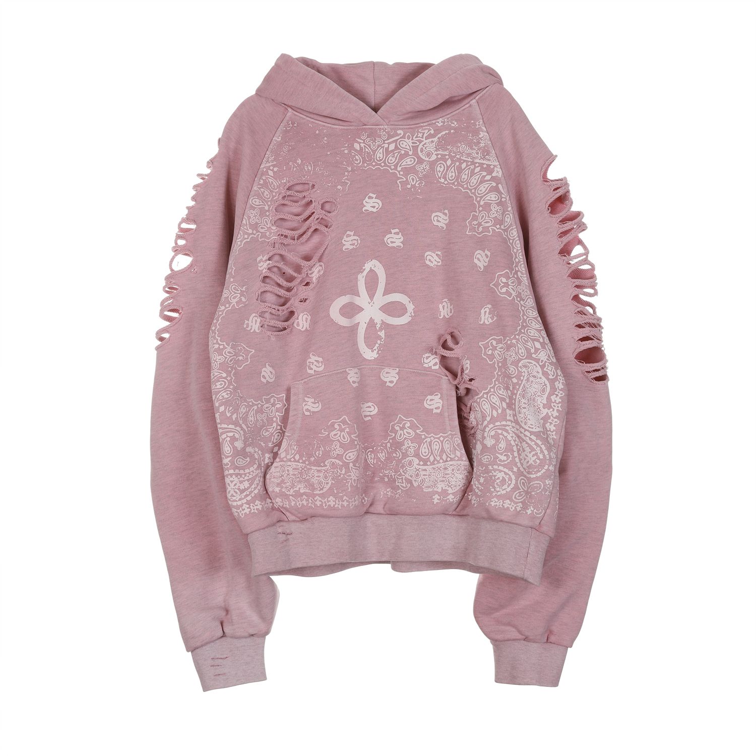 ★人気★【SURGERY】★surgery paisley destroyed hoodi.e★ MUSINSA公式 | SURGERY surgery paisley destroyed hoodie