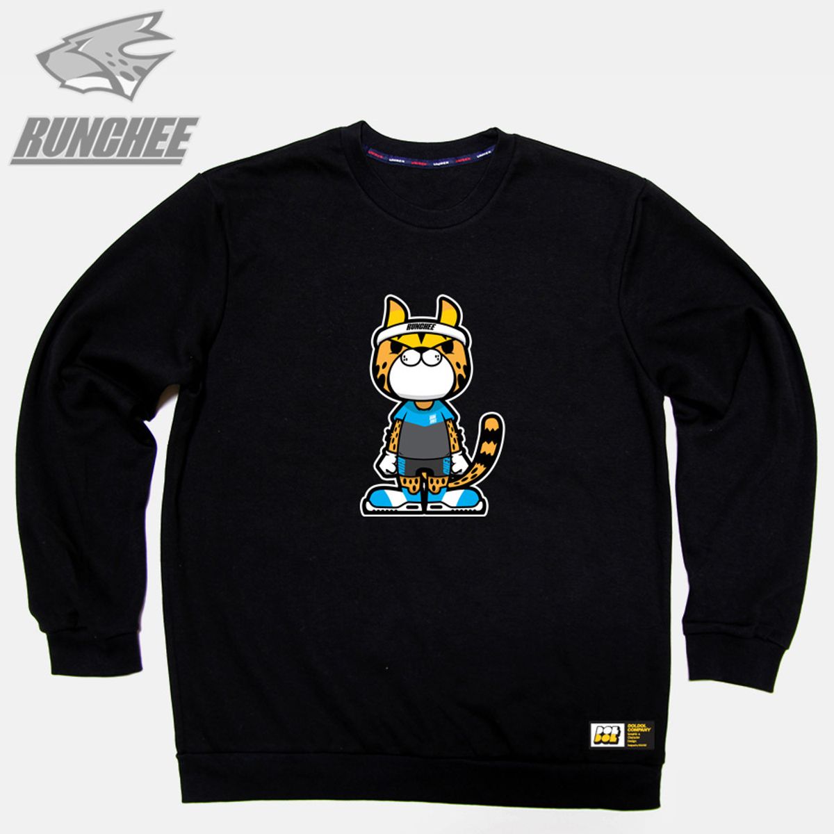 돌돌(DOLDOL) RUNCH-MTM-05 런닝 치타 런치 캐릭터 맨투맨 긴팔티