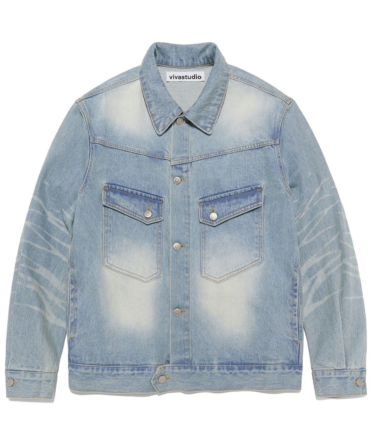 비바스튜디오(VIVASTUDIO) DENIM TRUCKER JACKET [BLUE]
